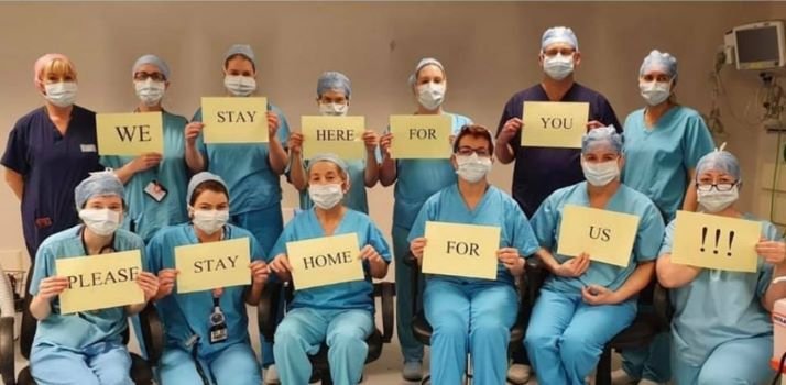 Nursing in a Covid-19 ward